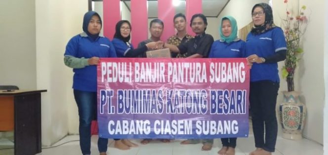 
					PT. Bumimas Katong Besari Bersama F-P2S dan F-P4 Subang Peduli Korban Banjir