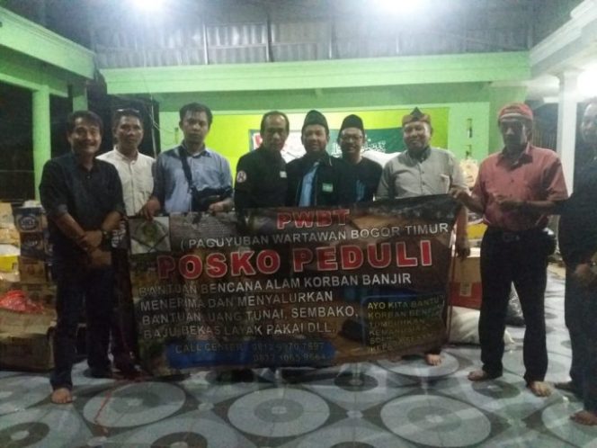 Paguyuban Wartawan Bogor Timur Salurkan Bantuan Kemanusiaan ke Lebak dan Kec. Sukajaya