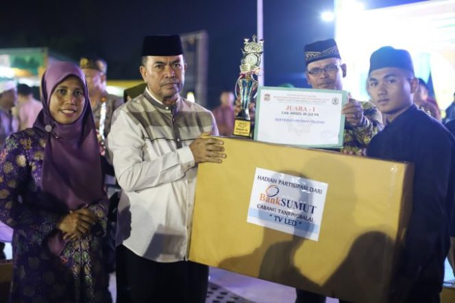 MTQ Ke 52 Tanjungbalai Ditutup, Teluk Nibung Berhasil Raih Juara Umum