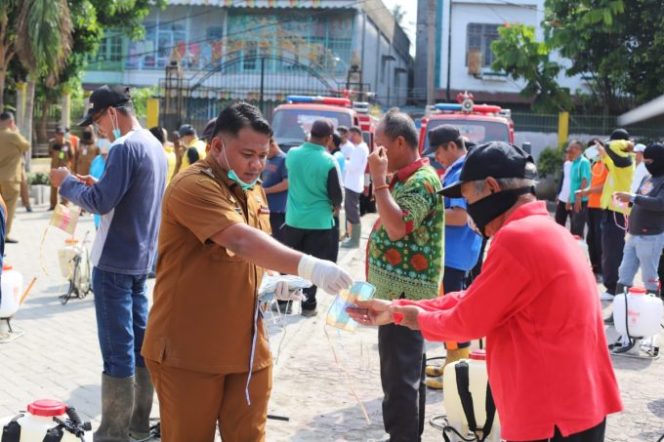 
					Cegah Corona, Hari Ini Tanjungbalai Dilakukan Penyemprotan Disinfektan Massal
