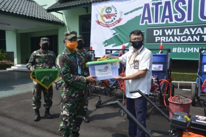 
					Antisipasi Covid-19, PT. Telkom Indonesia Serahkan Bantuan ke Korem 062/TN