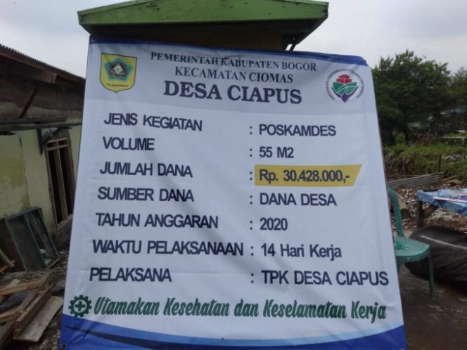 
					Desa Ciapus Laksanakan Pembangunan Poskamdes