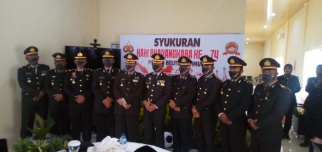 
					Polres Beltim Gelar Upacara Hari Bhayangkara Ke-74 Secara Virtual
