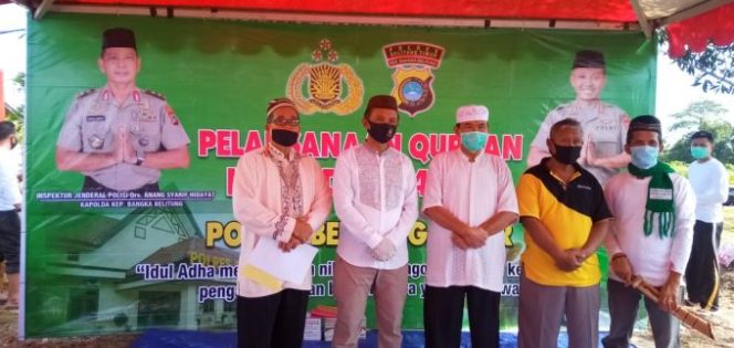 
					Idul Adha 1441 H, Polres Belitung Timur Qurban 8 Ekor Sapi Dan 6 Ekor Kambing
