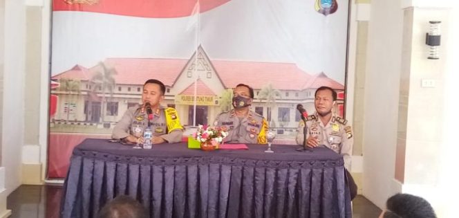 
					AKBP Jojo Sutarjo S.I.K.,M.H Sambut Kunjungan Tim Itwasda Polda Babel Di Polres Beltim