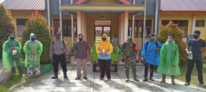 
					Polsek Gantung Bersinergi Dengan Masyarakat Untuk Pencegahan Covid 19