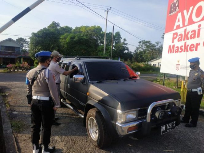 
					Mako Polres Belitung Timur Terapkan 3M