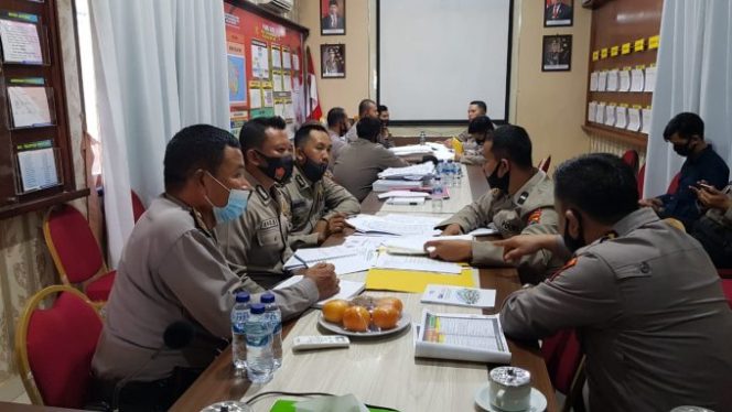 
					Irwasda Sampaikan Wasops Ke Polres Beltim Sebagai Pengawas dan Sarana Konsultasi Dalam Pelaksanaan Operasi