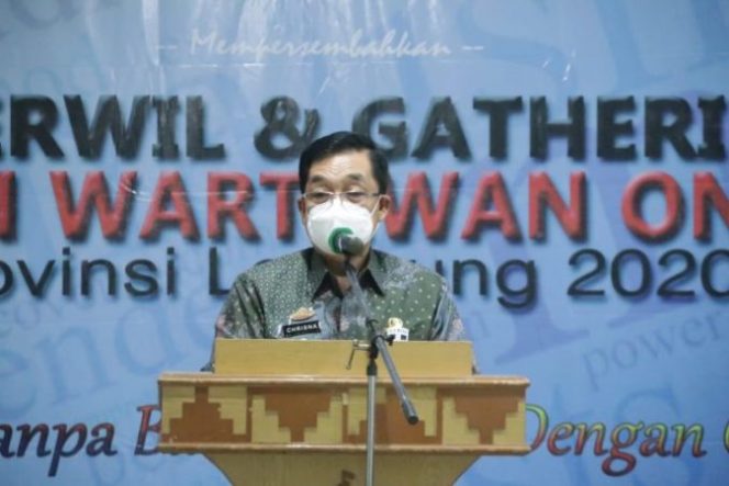 
					Gubernur Lampung Buka Rakerwil Ikatan Wartawan Online Lampung 2020