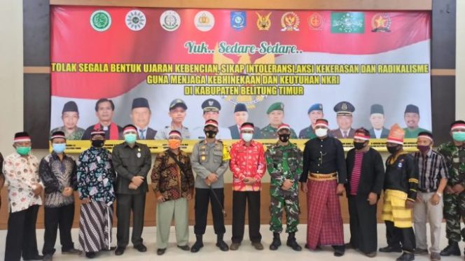 
					POLRI, TNI, Pemkab dan Element Masyarakat Mendeklarasi Untuk Jaga Beltim Kondusif Jelang Pilkada 2020