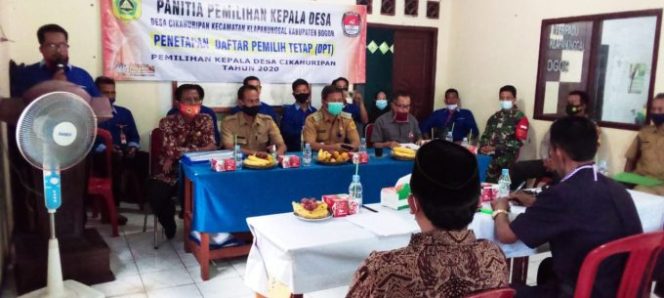
					Penetapan Daftar Pemilih Tetap Desa Cikahuripan