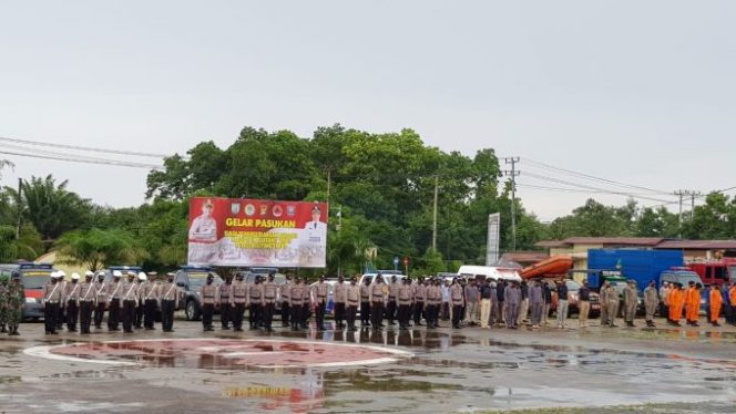 
					Polres BelTim Bersama Instasi Samping Siap Cegah Bencana