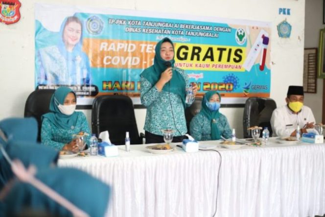 
					TP PKK Tanjungbalai Salurkan Bantuan dan Rapid Test Gratis Kepada Kader PKK dan Kaum Perempuan Korban Banjir