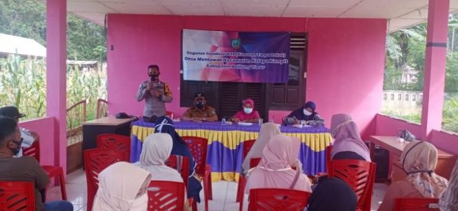 
					Bripka Habibi Jadi Nara Sumber Sosialisasi Kawasan KTR