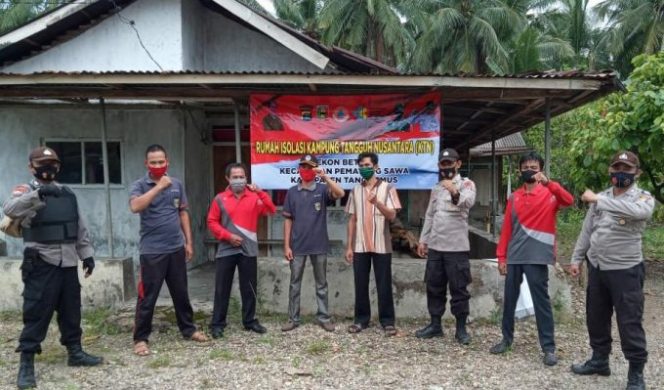 
					Kapolsek Pematang Sawa Launching Dua Kampung Tangguh Nusatara