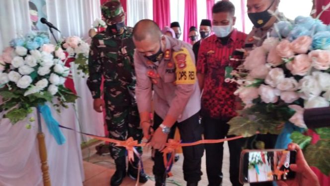 
					Kapolres Tanggamus Launcing Kampung Tangguh Nusantara di Kecamatan Cukuh Balak