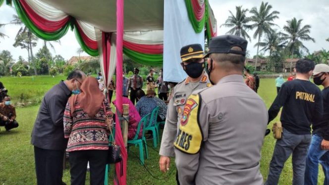 
					Kapolres Tanggamus Pimpin Pengamanan Kunjungan Dua Menteri di Sumberejo