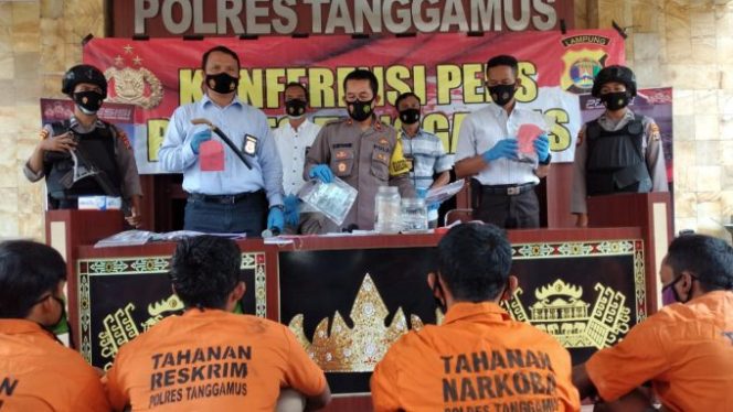 
					Polres Tanggamus Ungkap 22 Perkara Dalam Operasi Cempaka 2021