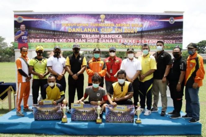 
					Wakil Wali Kota Hadiri Penutupan Turnamen Sepak Bola Danlanal Cup 2021
