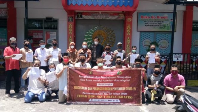 
					17 Warga Binaan Pemasyarakatan Rutan Kotaagung Jalani Asimilasi Dirumah
