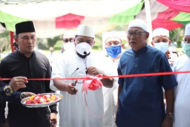 Wali Kota Tanjungbalai Sholat Jumat Perdana dan Resmikan Mesjid An-Nur Selat Lancang