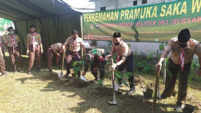 
					Korem 061/SK Lakukan Pembinaan Pramuka Saka Wira Kartika