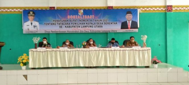 
					DPMD Lampura Gelar Sosialisasi Perbup Nomor 44 Tahun 2021
