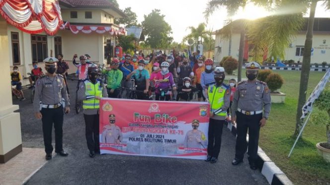
					Semarakan Hari Bhayangkara ke-75, Polres Belitung Timur Adakan Beragam Kegiatan