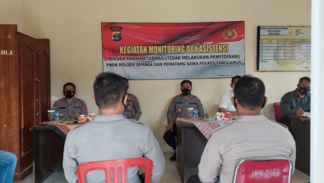 
					Tim Monitoring Dan Asistensi Polsek Harkamtibmas Kunjungi Polsek Semaka Dan Pematang Sawa