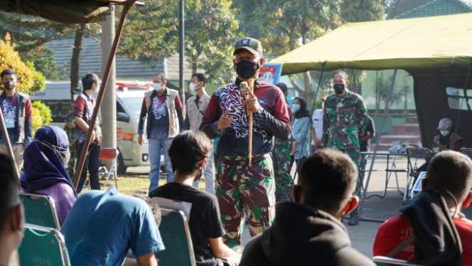 
					80 Ribu Serbuan Vaksinasi Korem 061/Sk Capai Target