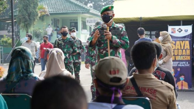 
					Giat Peninjauan Vaksinasi Nasional 2021 Korem 061/SK
