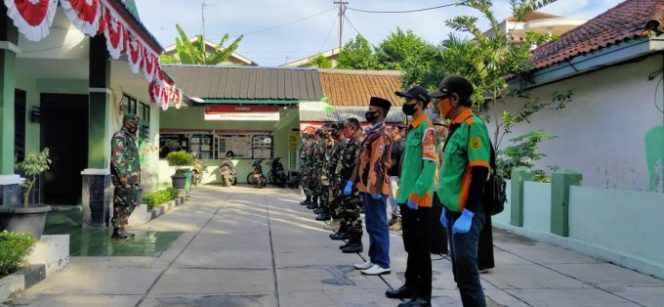 Giat PPKM Darurat Terus Dilakukan Danramil 0621-16/Leuwiliang