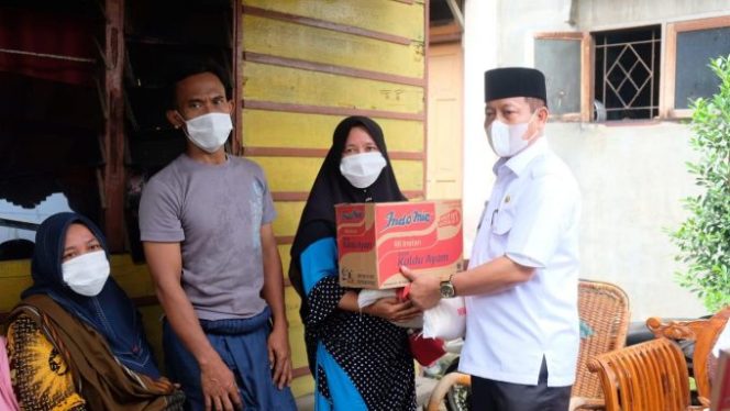 Plt Wali Kota Bersama Forkopimda Tanjungbalai Kunjungi Korban Kebakaran Di Kelurahan Beting Kuala Kapias