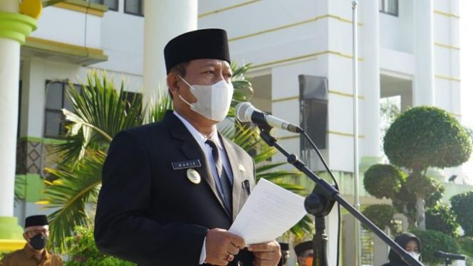 
					Plt Wali Kota H.Waris Tholib Sampaikan Beberapa Evaluasi Kinerja Saat Pimpin Apel di Lingkup Pemkot Tanjungbalai