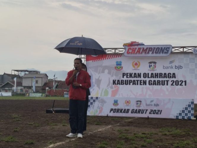 
					Ketua Askab PSSI Kabupaten Garut Ucapkan Terima Kasih di Gelaran Sepakbola Porkab Garut 2021