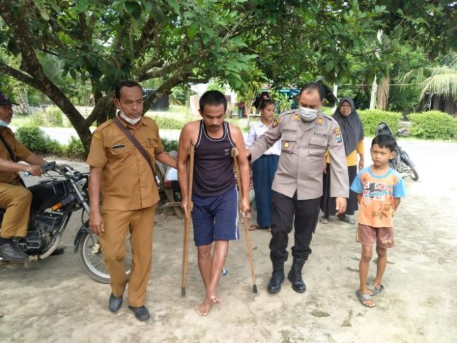 
					Polres Asahan Pengamanan Pelaksanaan Vaksinasi di Dsn VI Desa Pulau Rakyat