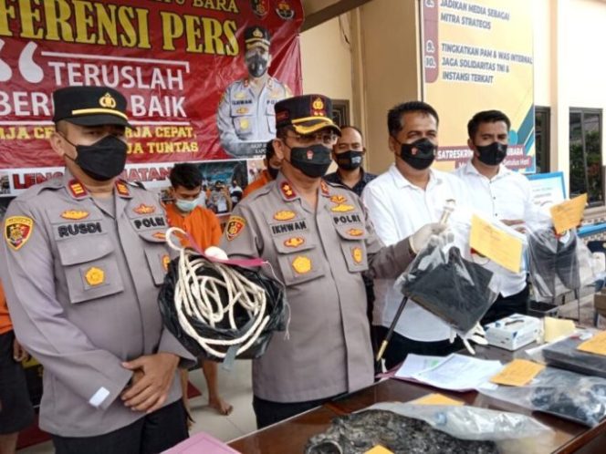 
					Kapolres Batu Bara Ungkap 4 Kasus Tindak Kejahatan diantaranya Pengerusakan Mobil Yang Viral di Medsos
