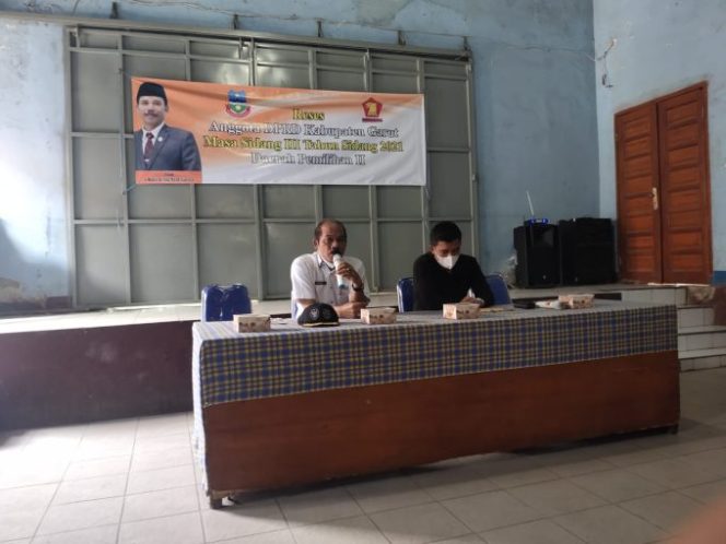 Reses Anggota Dewan DPRD Garut Masa Sidang III Tahun Sidang 2021 Daerah Pemilihan II