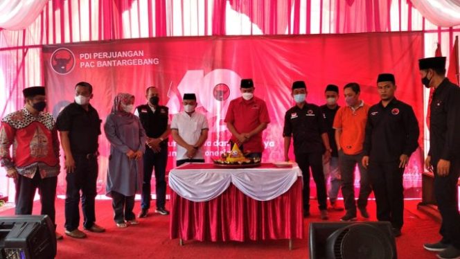 
					PAC PDI Perjuangan Bantargebang memperingati Hari Ulang Tahun PDI Perjuangan ke-49