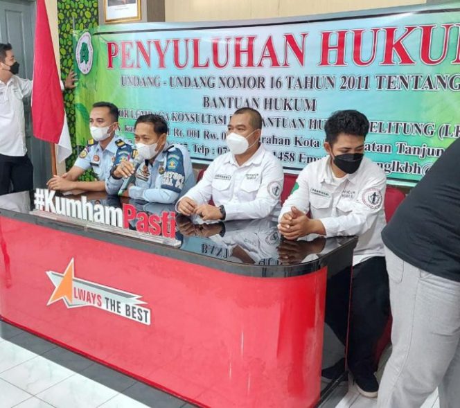 
					LKBH Belitung Sosialisasikan Bantuan Hukum Gratis Bagi WBP Lapas Tanjungpandan