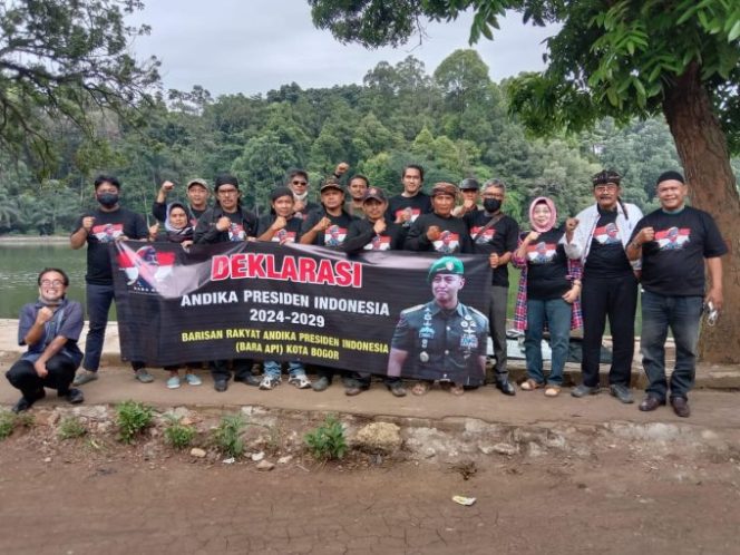Bara Api Kota Bogor Gelar Deklarasi Mendukung Andika Perkasa Maju Sebagai Capres Di Pemilu 2024