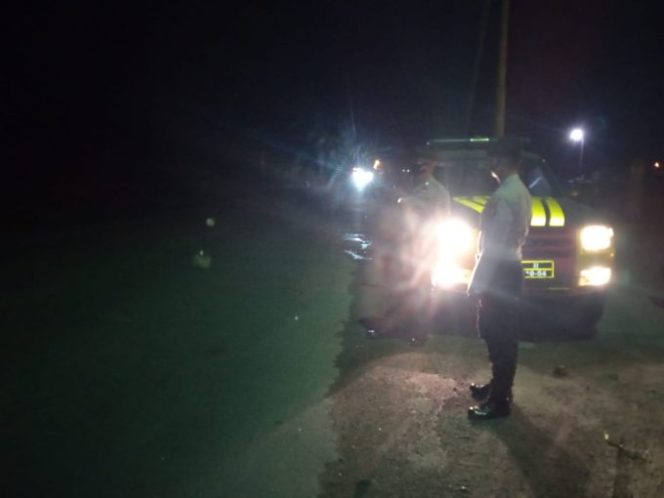 
					ANTISIPASI BALAP LIAR, POLSEK INDRAPURA“MANGKAL”DI ACCES ROAD