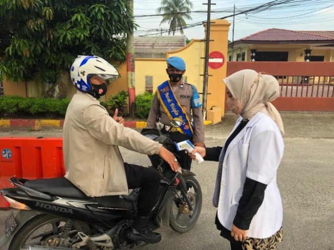 
					Sipropam Polres Asahan Tegakkan Disiplin Protokol Kesehatan