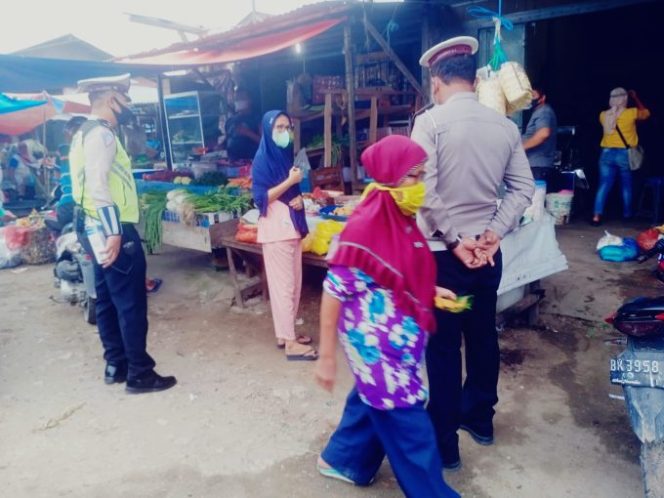 
					Satlantas Polres Batu Bara Laksanakan Patroli Lantas di Sekitar Pasar