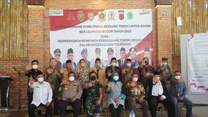 
					Dandim 0621/Kab. Bogor Letkol Kav Gan Gan Rusgandara Hadiri Kegiatan Komitmen Kebangsaan Lintas Agama