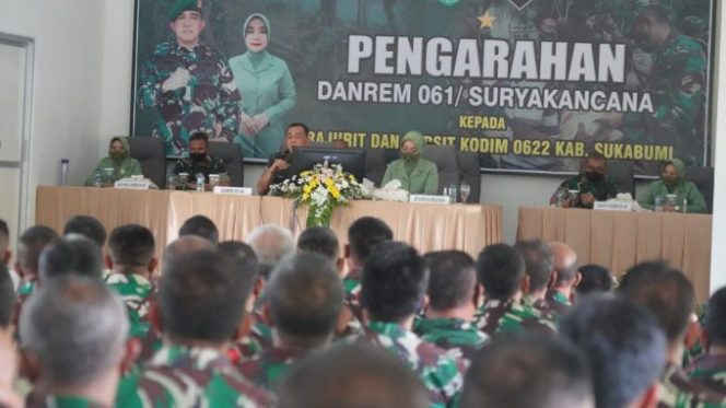 
					Danrem 061/Sk Brigjen TNI Rudi Saladin Kunjungi Makodim 0622/Kab.Sukabumi