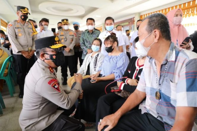 
					Percepat Vaksinasi Dosis II jelang Ramadhan, Kapolda Sumut : kerahkan semua tenaga Vaksinator