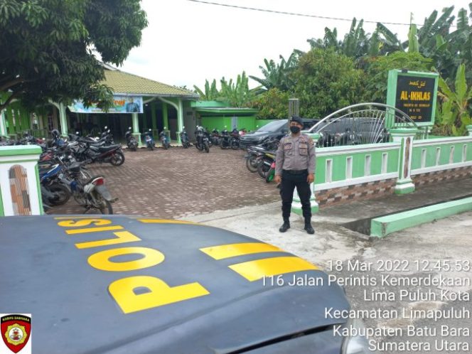 
					Berikan Rasa Aman dan Nyaman, Samapta Polres Batu Bara Laksanakan Pengamanan Kegiatan Sholat Jumat