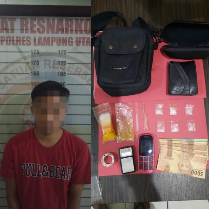 
					Simpan Barang Haram, Seorang Pria di Ciduk Sat Narkoba Polres Lampung Utara