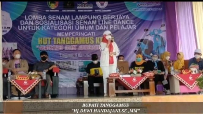 
					Bupati Tanggamus Membuka Senam Lampung Berjaya Memperingati HUT TANGGAMUS KE-25 Yang Bertemakan “Generasiku Sehat, Generasiku Kuat”